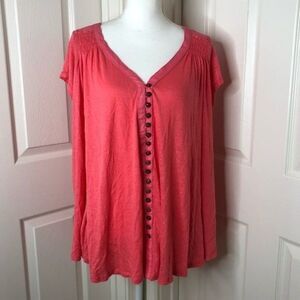 Free People Highland Top in Azalea Small